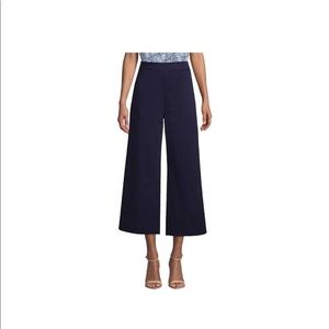 Rebecca Taylor wide leg crop navy pant size 4